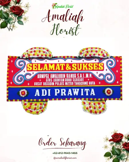 Papan Bunga Ucapan Selamat Cebolek Kidul